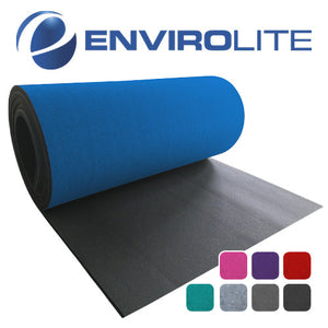 Carpet Bonded Foam - EVA - Flexible Roll - 6' x 42' x 1-1/2" -  Blue, Black, Light Gray, Red, Charcoal