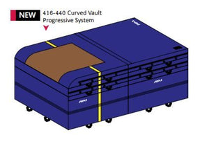 Progressive Vault System 5' x 5' x 8" mat with curved Top & Line